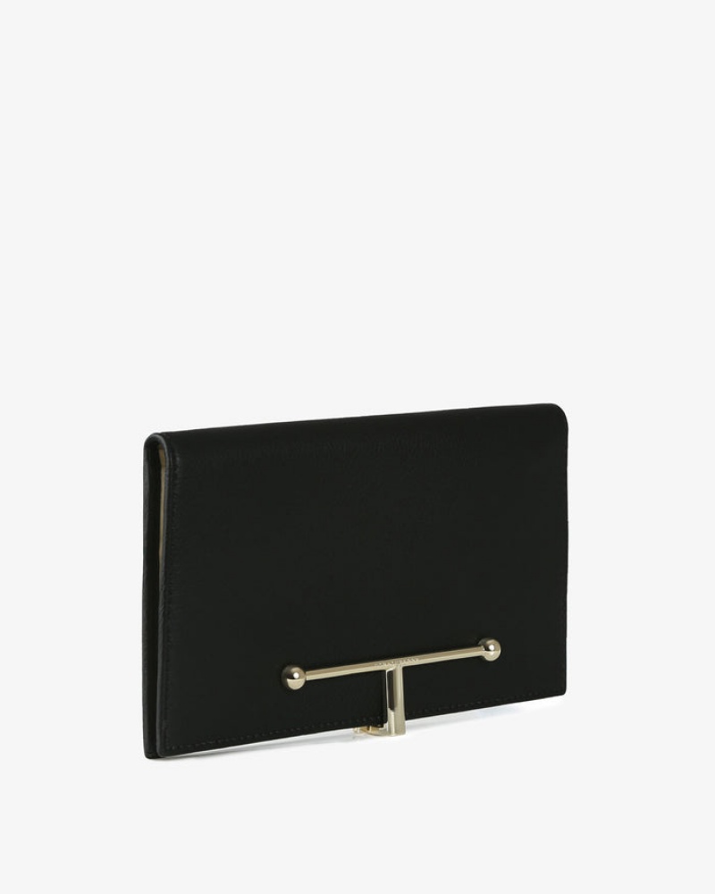 Black Strathberry Large Melville Street Wallet | UK YULZ-63918