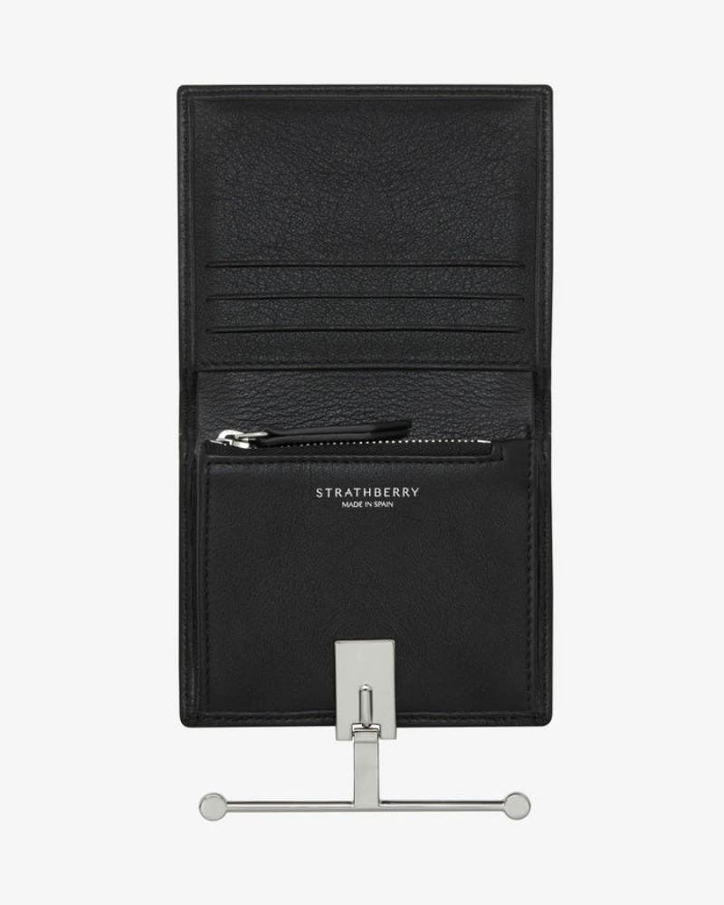 Black Strathberry Melville Street With Hardware Wallet | UK AOUT-61309