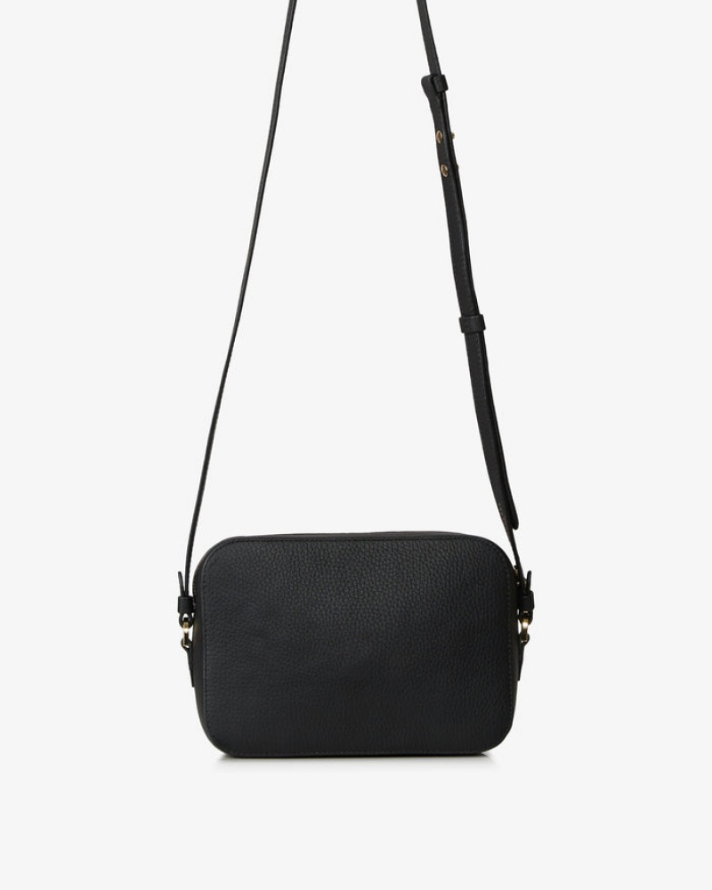 Black Strathberry Mosaic Camera Crossbody Bag | UK QIHE-76835