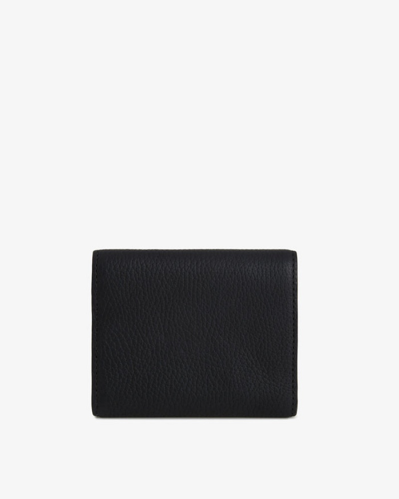 Black Strathberry Mosaic Trifold Wallet | UK ZQPF-28504