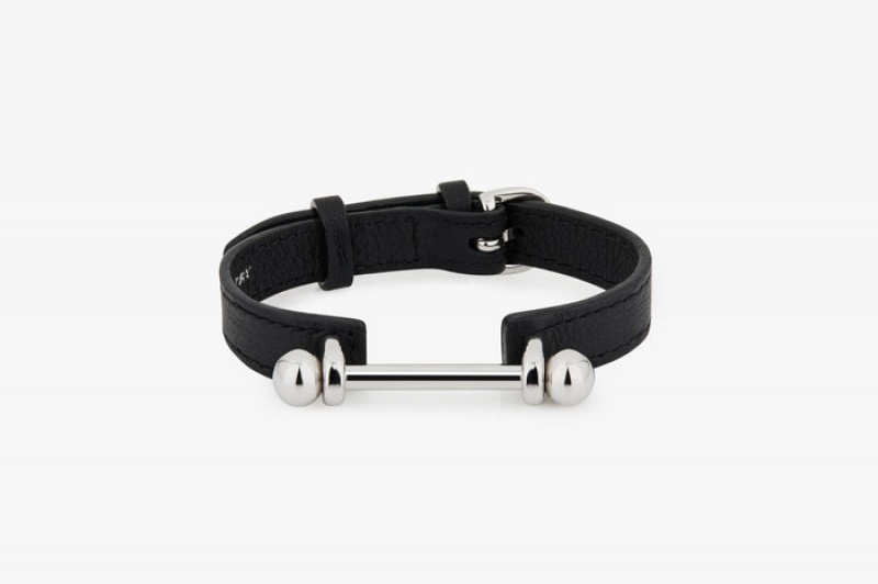 Black Strathberry Music Bar With Hardware Bracelet | UK PAHW-60348