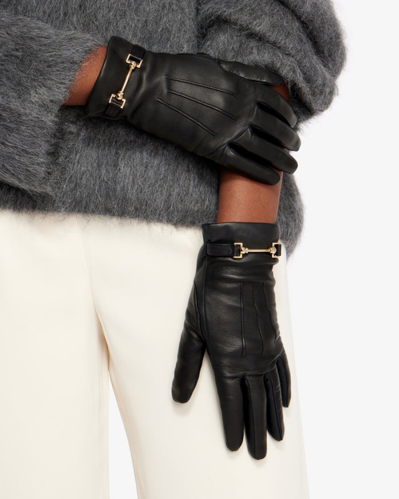 Black Strathberry Stockbridge (M/L) Gloves | UK SYTR-19468