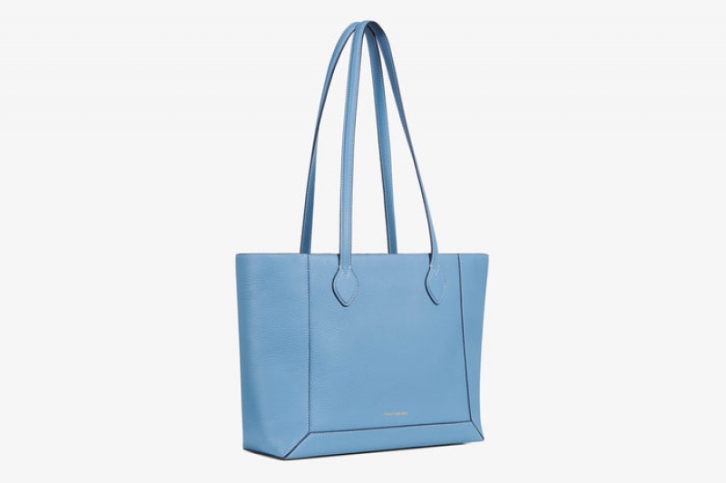 Blue Strathberry Mosaic Shopper With Stitch Shoulder Bag | UK OMQI-03456