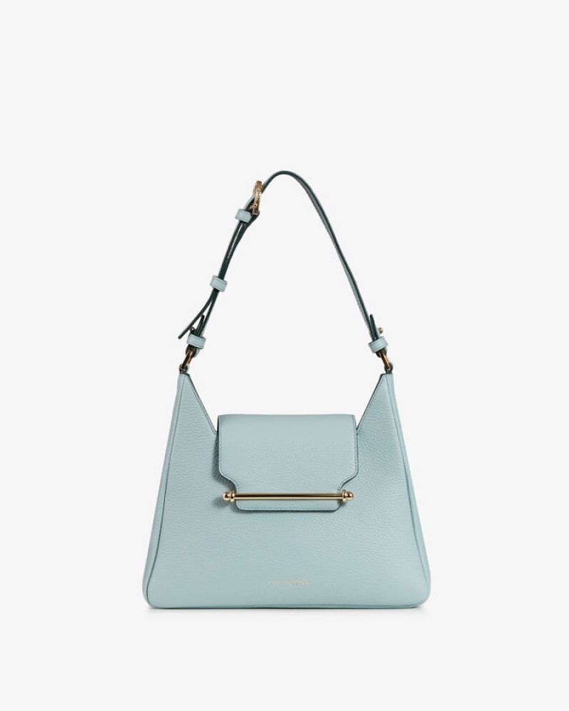 Blue Strathberry Multrees Hobo Crossbody Bag | UK KDST-28974