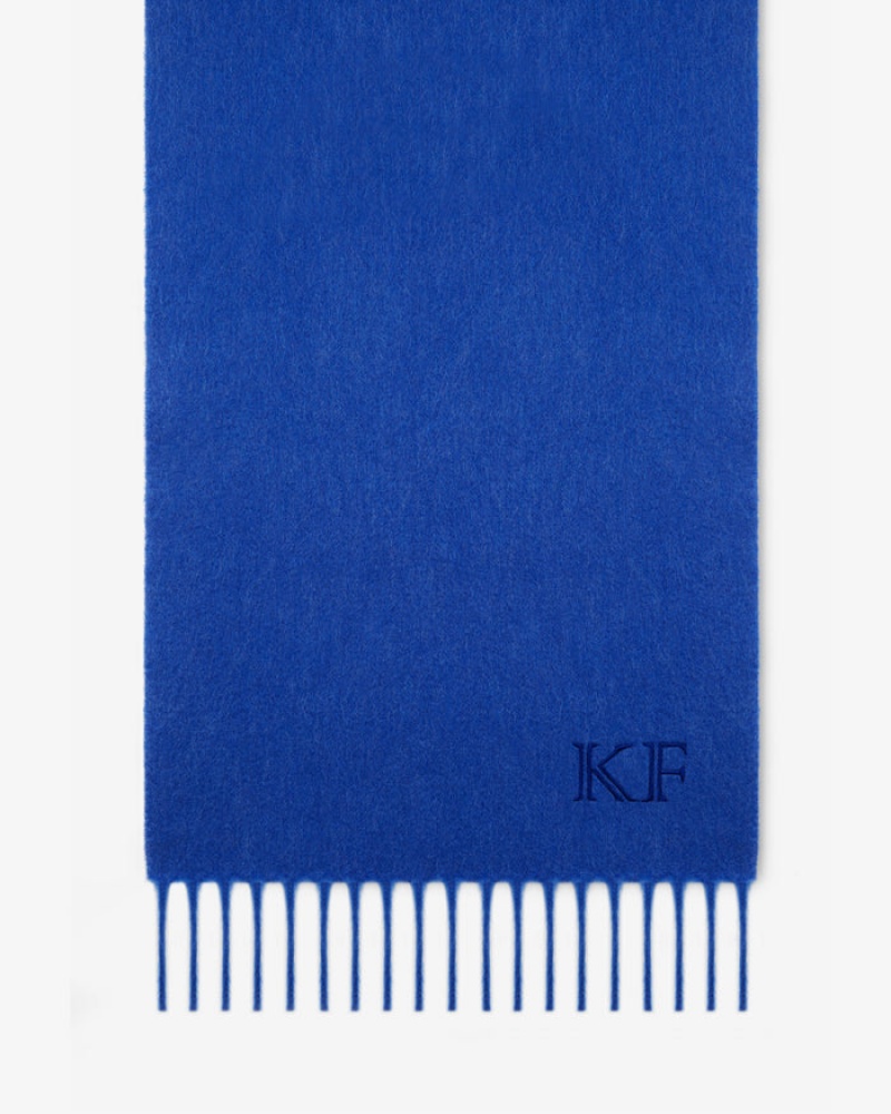 Blue Strathberry Pure Cashmere Scarf | UK FKMB-79024