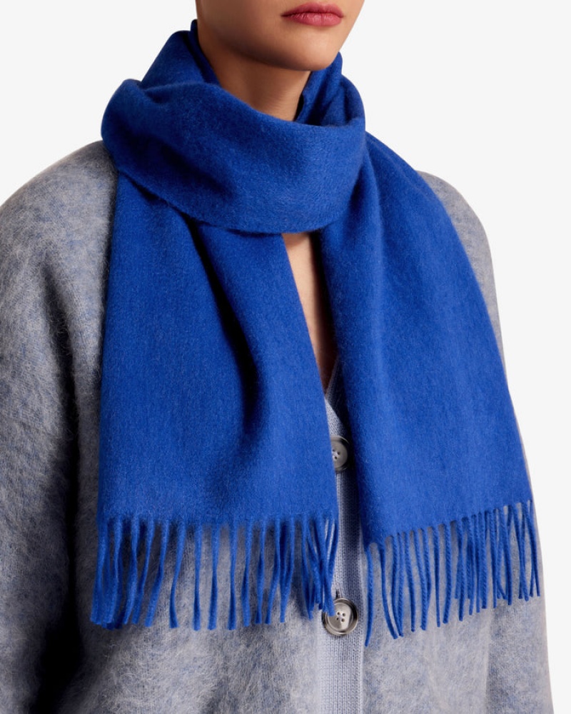 Blue Strathberry Pure Cashmere Scarf | UK FKMB-79024