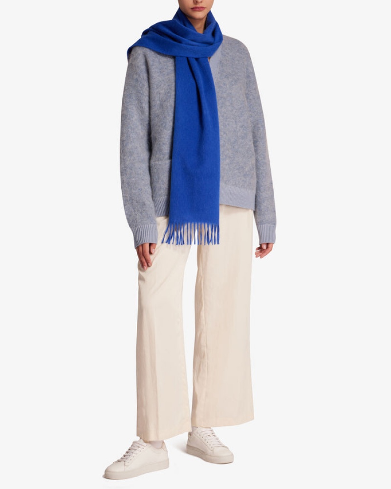 Blue Strathberry Pure Cashmere Scarf | UK FKMB-79024