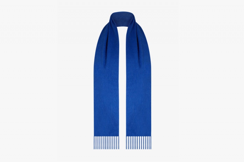 Blue Strathberry Pure Cashmere Scarf | UK FKMB-79024