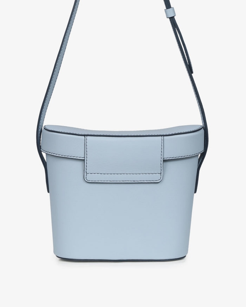 Blue Strathberry Safari With Edge/Stitch Crossbody Bag | UK UFGY-60345