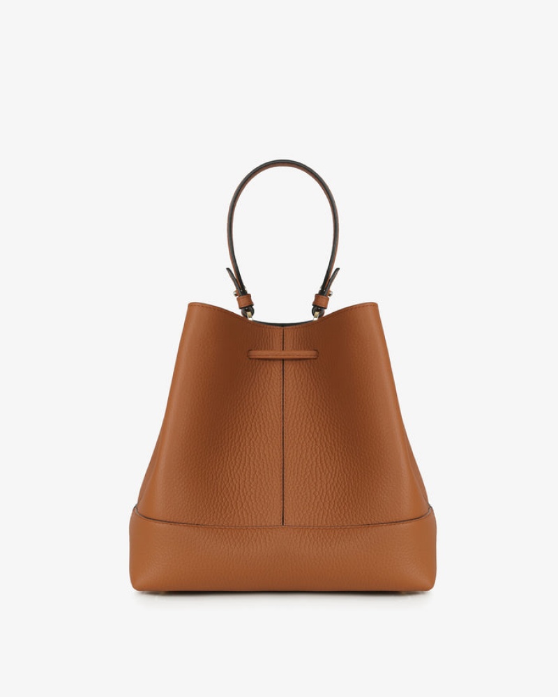 Brown Strathberry Lana Osette Midi Crossbody Bag | UK GCYU-39420