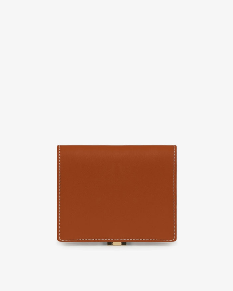 Brown Strathberry Melville Street With Stitch Wallet | UK SJEK-81620