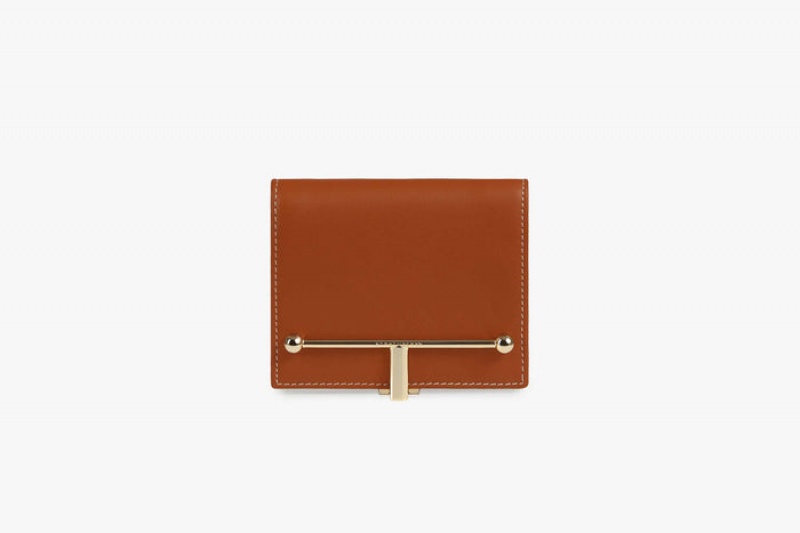 Brown Strathberry Melville Street With Stitch Wallet | UK SJEK-81620