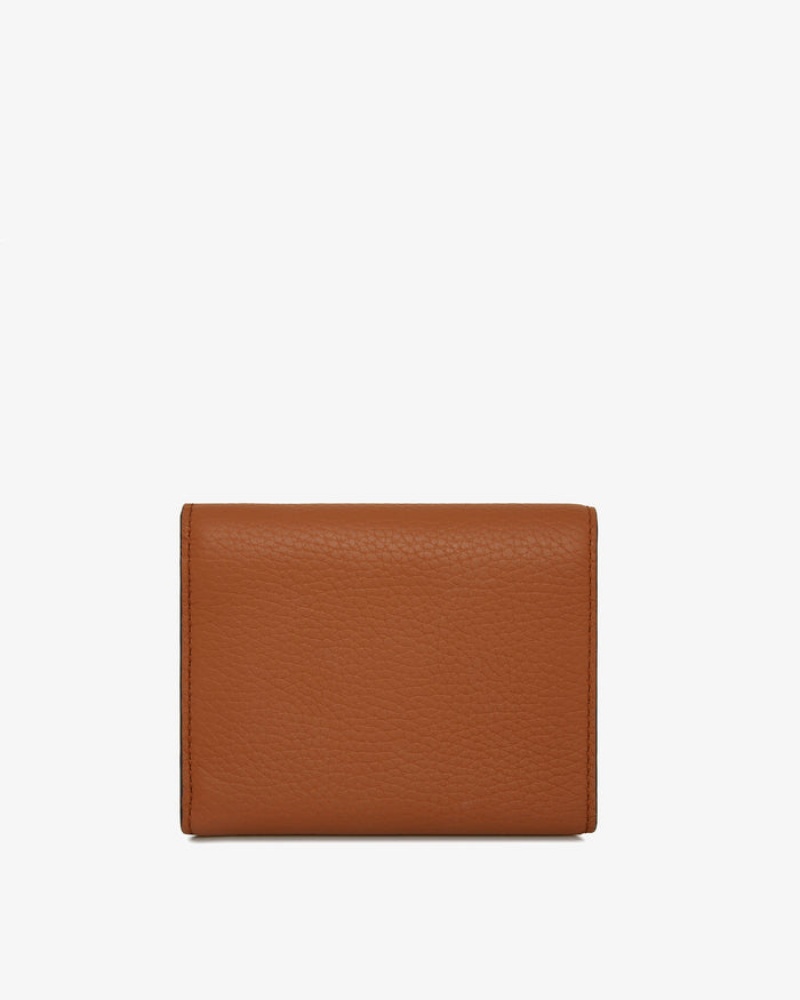 Brown Strathberry Mosaic Trifold Wallet | UK SBWY-03854