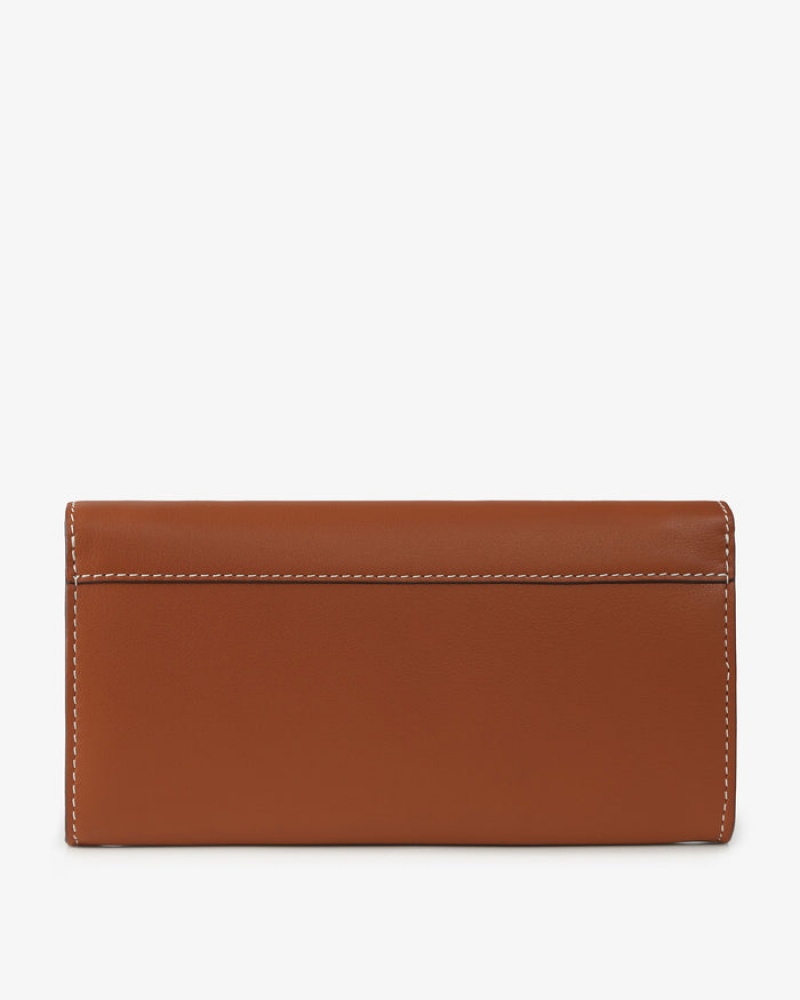 Brown Strathberry Multrees Chain Wallet With Stitch Clutch Bag | UK WVLK-32860