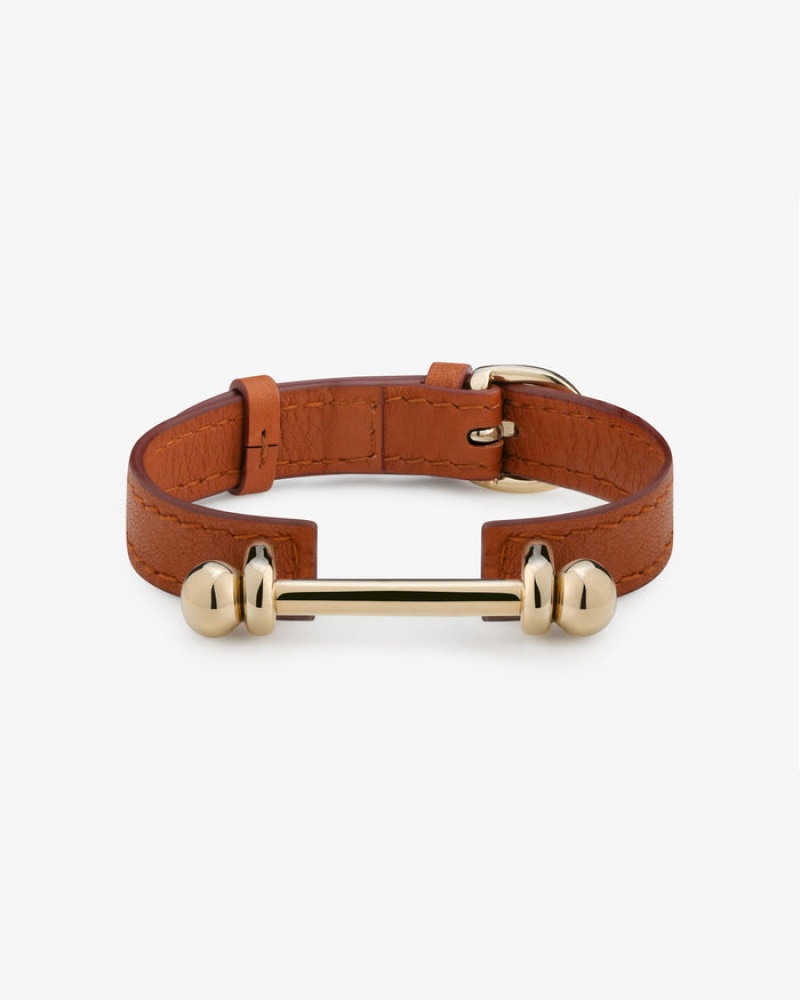 Brown Strathberry Music Bar Bracelet | UK YREW-79830