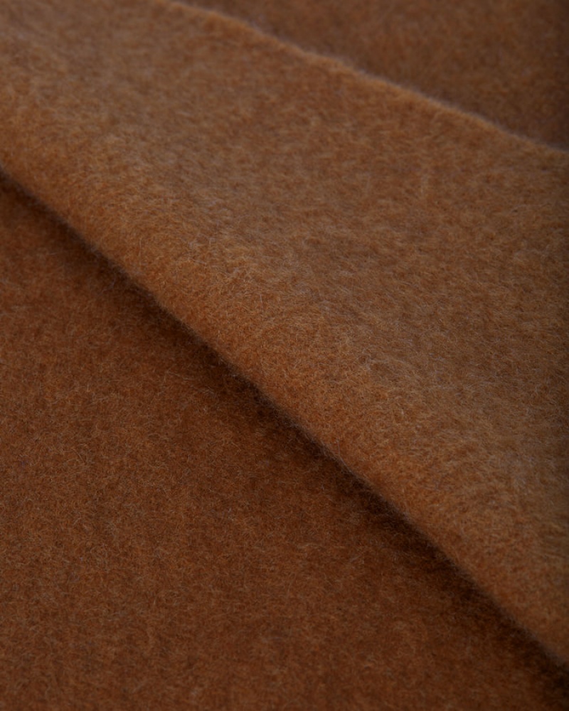 Brown Strathberry Pure Cashmere Scarf | UK EJHL-12536