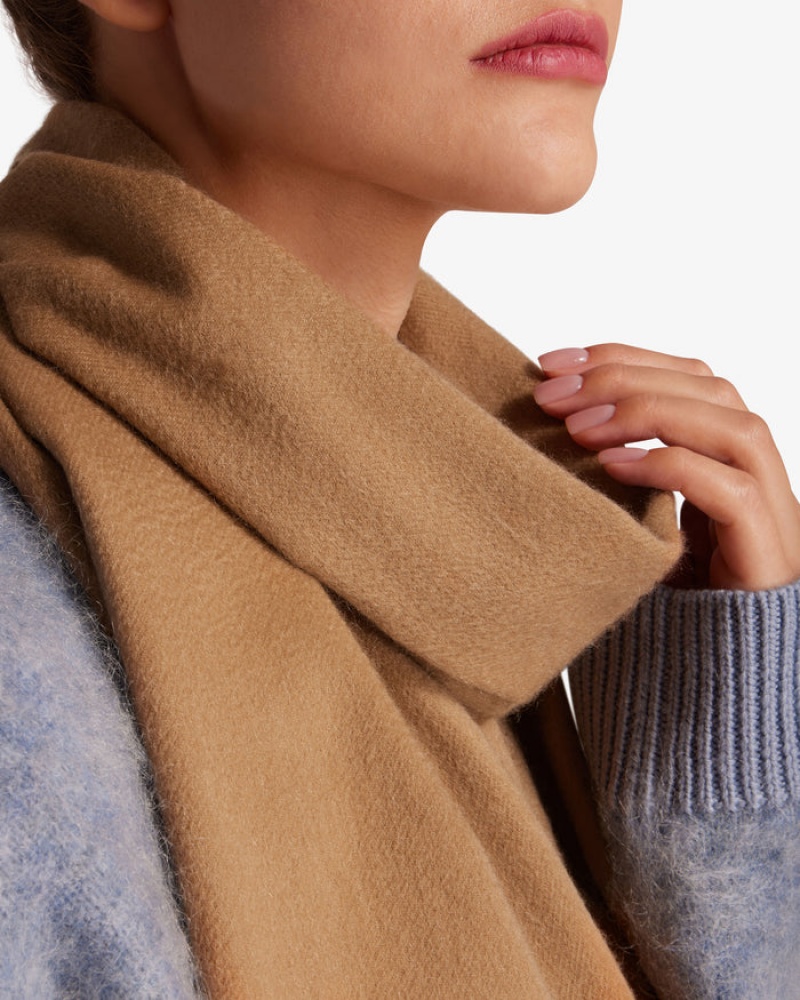 Brown Strathberry Pure Cashmere Scarf | UK IJZQ-14592