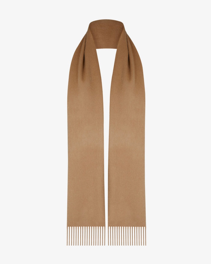 Brown Strathberry Pure Cashmere Scarf | UK IJZQ-14592