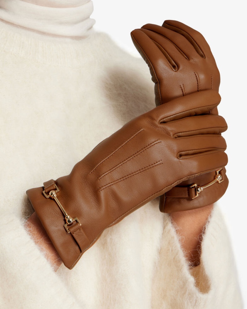 Brown Strathberry Stockbridge (M/L) Gloves | UK KLHP-86519