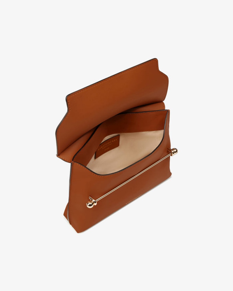 Brown Strathberry Stylist Clutch Bag | UK ACHP-32698