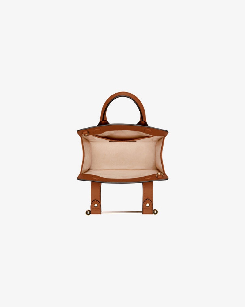 Brown Strathberry The Nano Tote Mini Bag | UK XJHT-18496