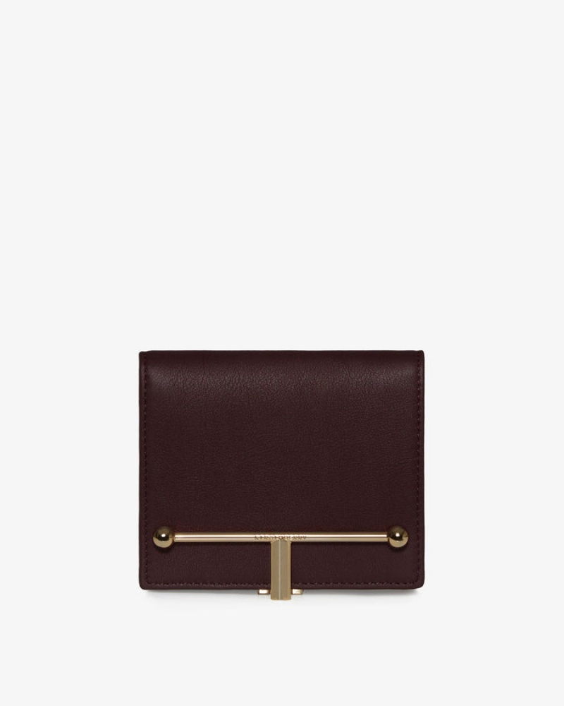 Burgundy Strathberry Melville Street Wallet | UK KUYL-72183