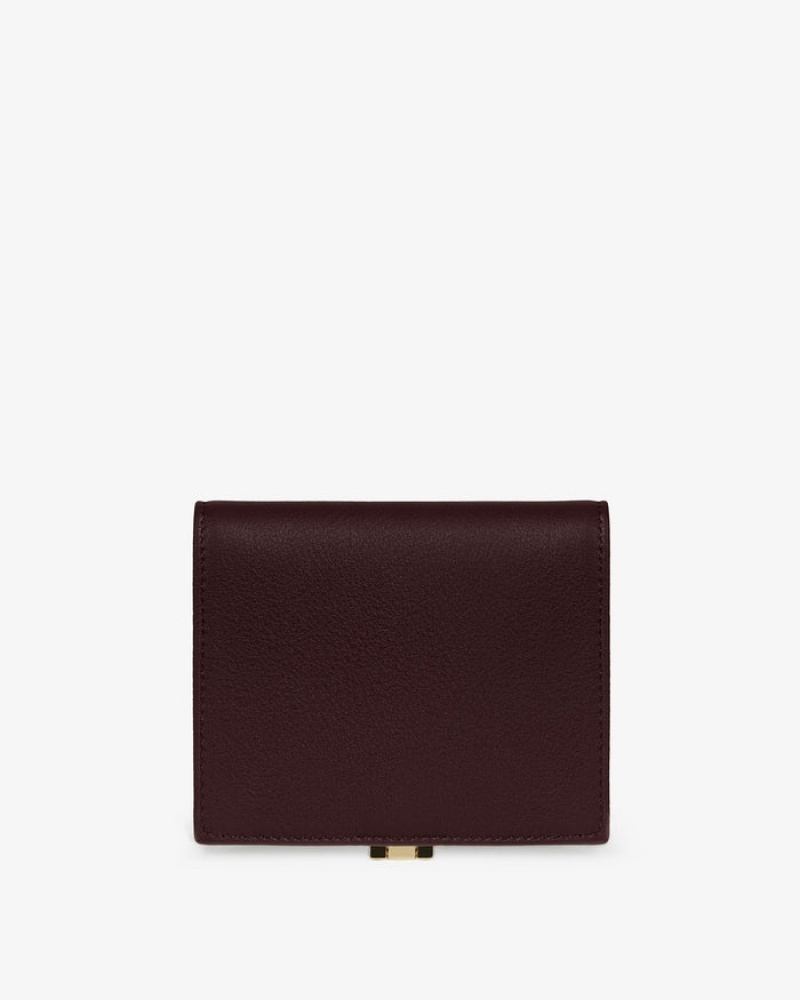 Burgundy Strathberry Melville Street Wallet | UK KUYL-72183