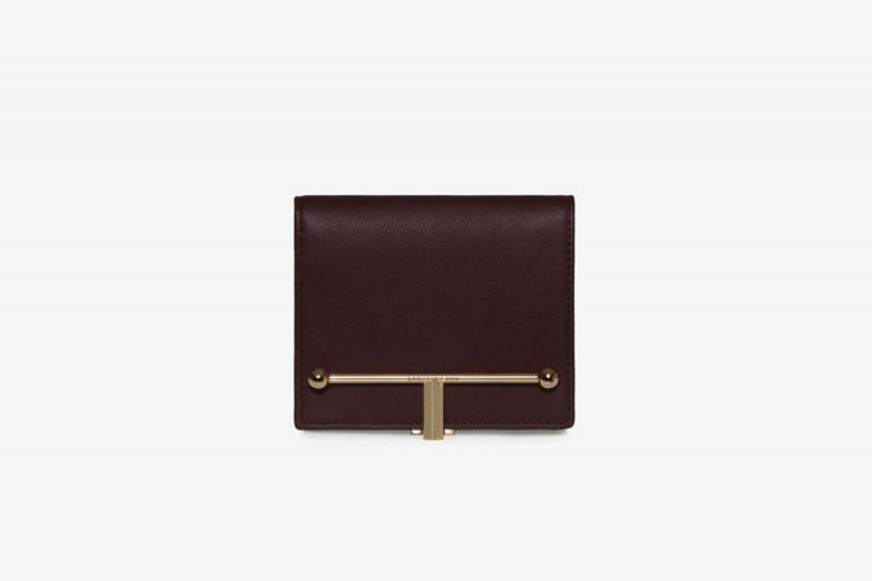 Burgundy Strathberry Melville Street Wallet | UK KUYL-72183