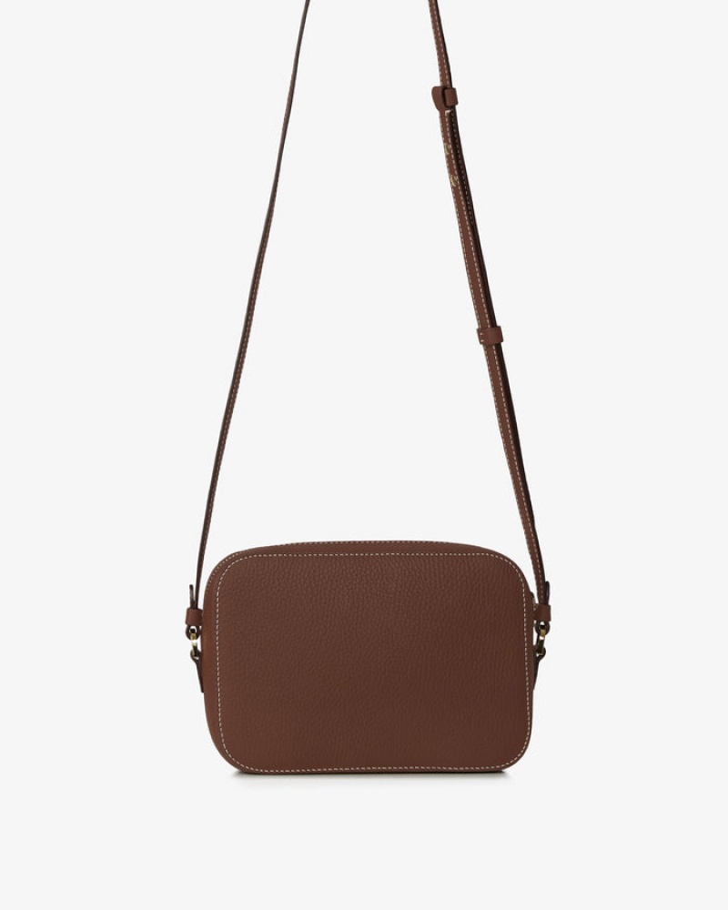 Chocolate Strathberry Mosaic Camera With Stitch Shoulder Bag | UK XNGP-02163