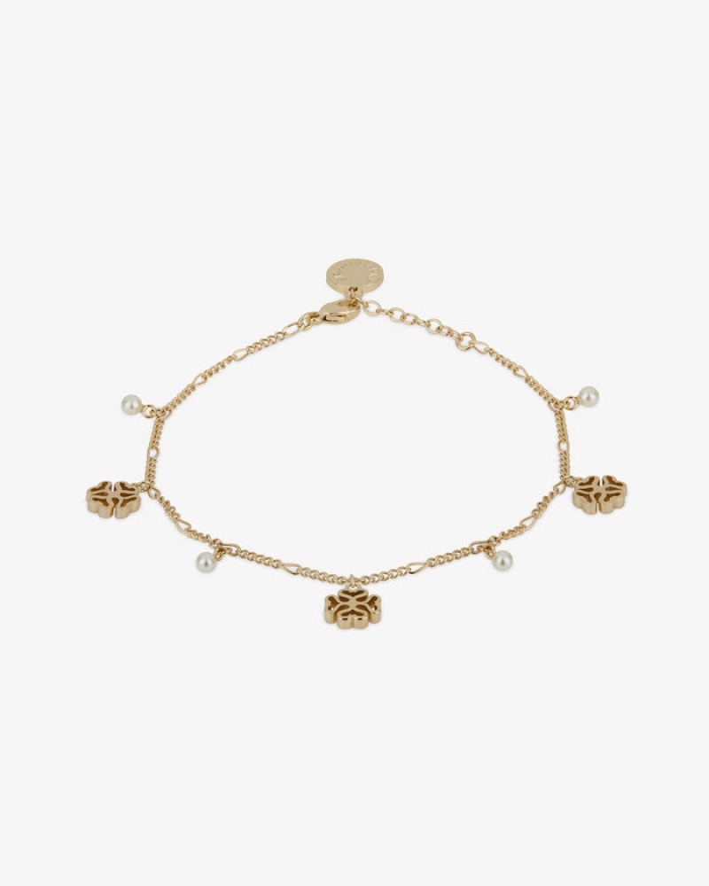 Gold Strathberry Monogram Bracelet | UK IHEN-81927