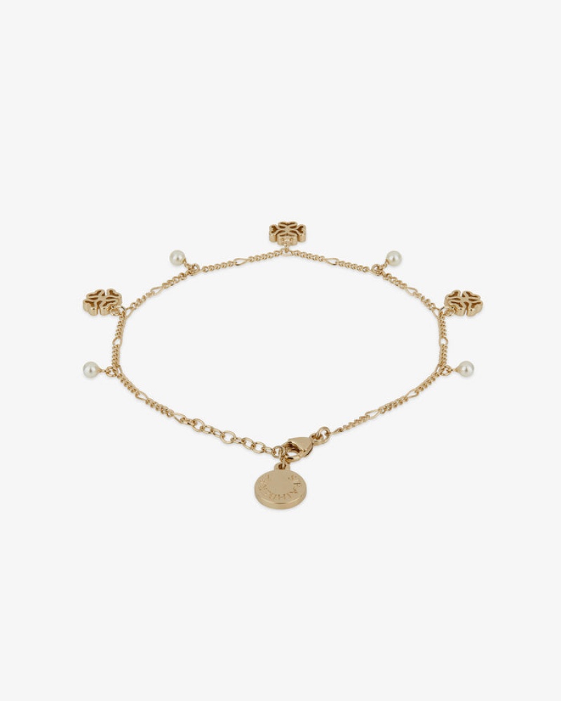 Gold Strathberry Monogram Bracelet | UK IHEN-81927