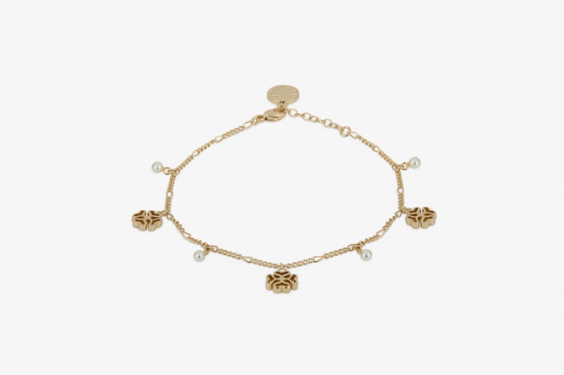 Gold Strathberry Monogram Bracelet | UK IHEN-81927