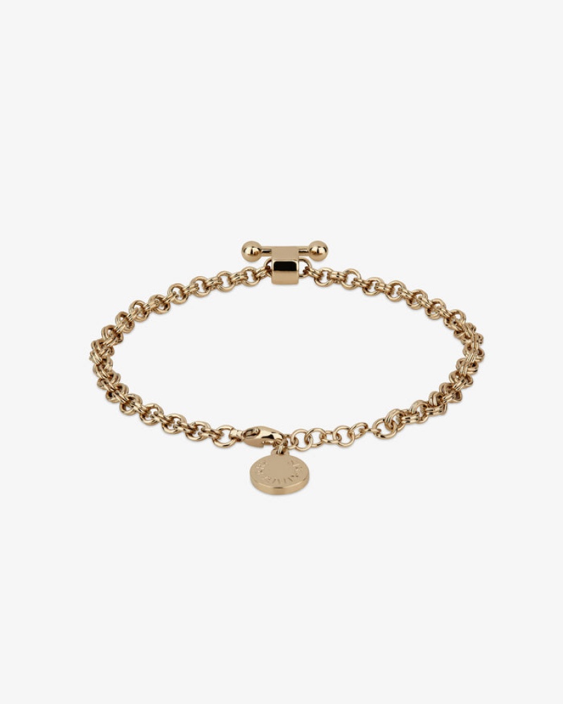 Gold Strathberry Mosaic Chain Bracelet | UK FOHJ-26430