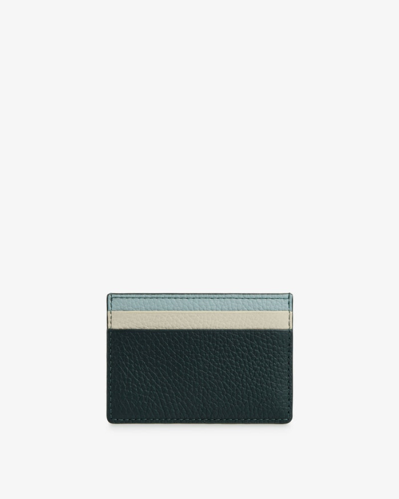 Green Blue Strathberry Diamond Card Holder | UK UWNI-71432