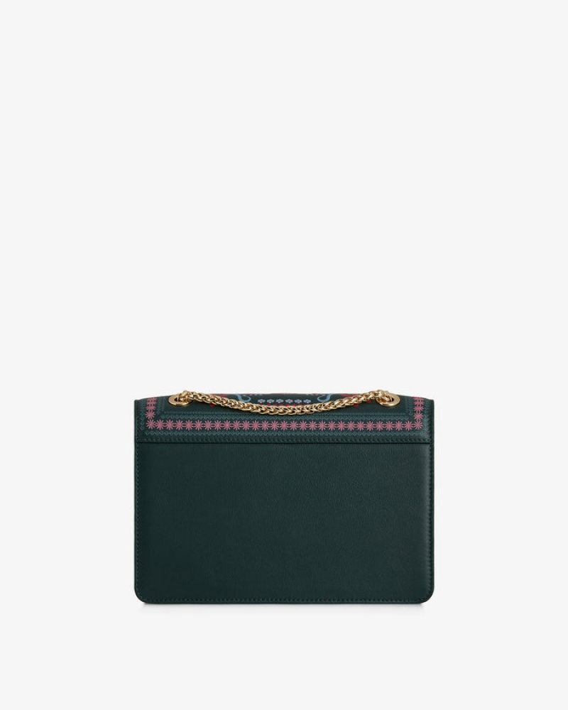 Green Strathberry East/West Crossbody Bag | UK YNIG-31247