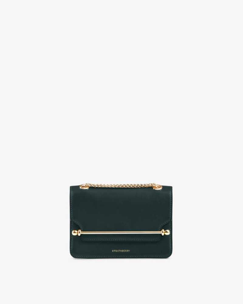 Green Strathberry East/West Mini Bag | UK AKTP-47913