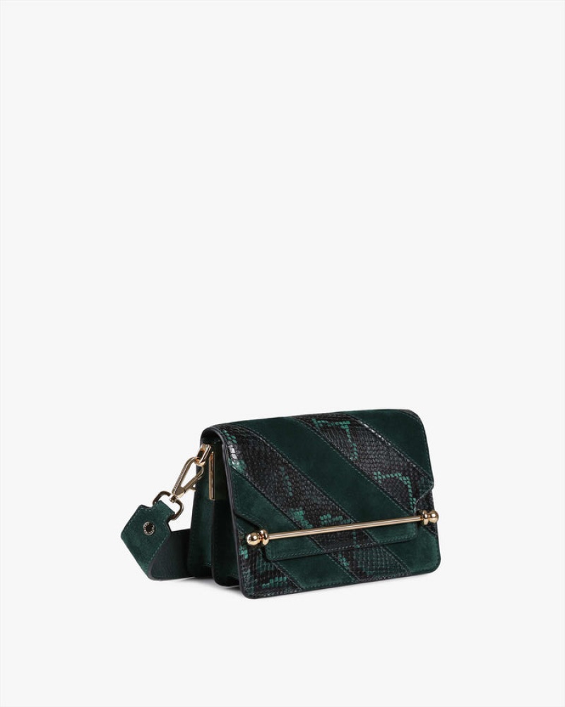 Green Strathberry East/West Mini Bag | UK CHAL-13569