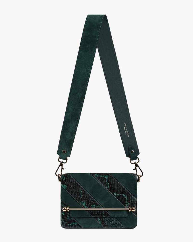 Green Strathberry East/West Mini Bag | UK CHAL-13569