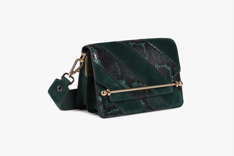 Green Strathberry East/West Mini Bag | UK CHAL-13569