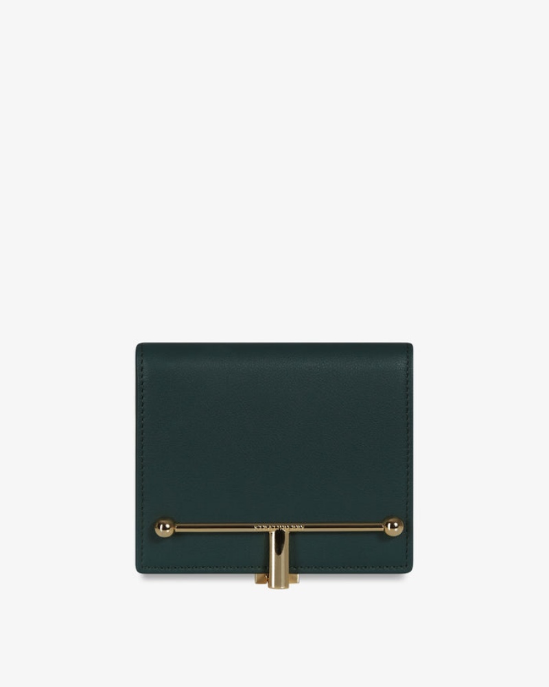 Green Strathberry Melville Street Wallet | UK HRVD-13286