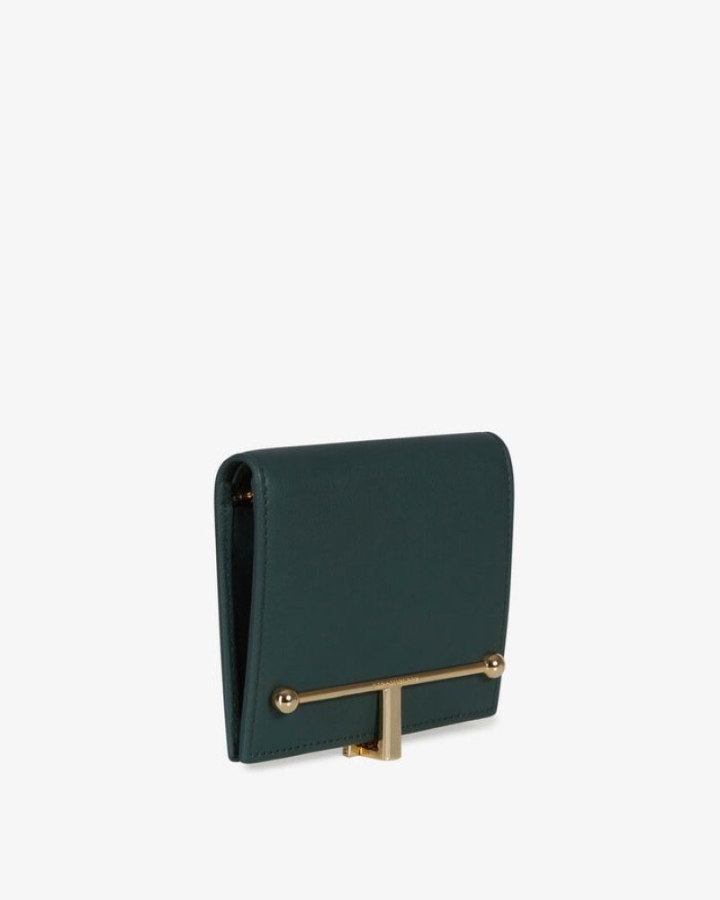 Green Strathberry Melville Street Wallet | UK HRVD-13286