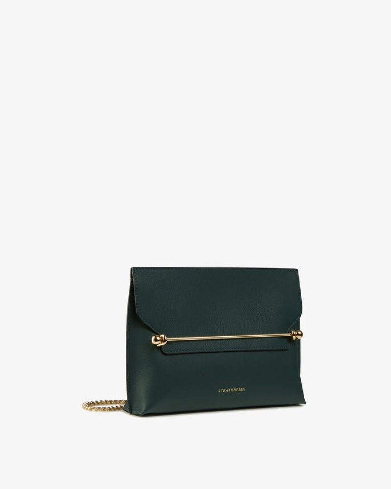 Green Strathberry Stylist Clutch Bag | UK XNPA-81039