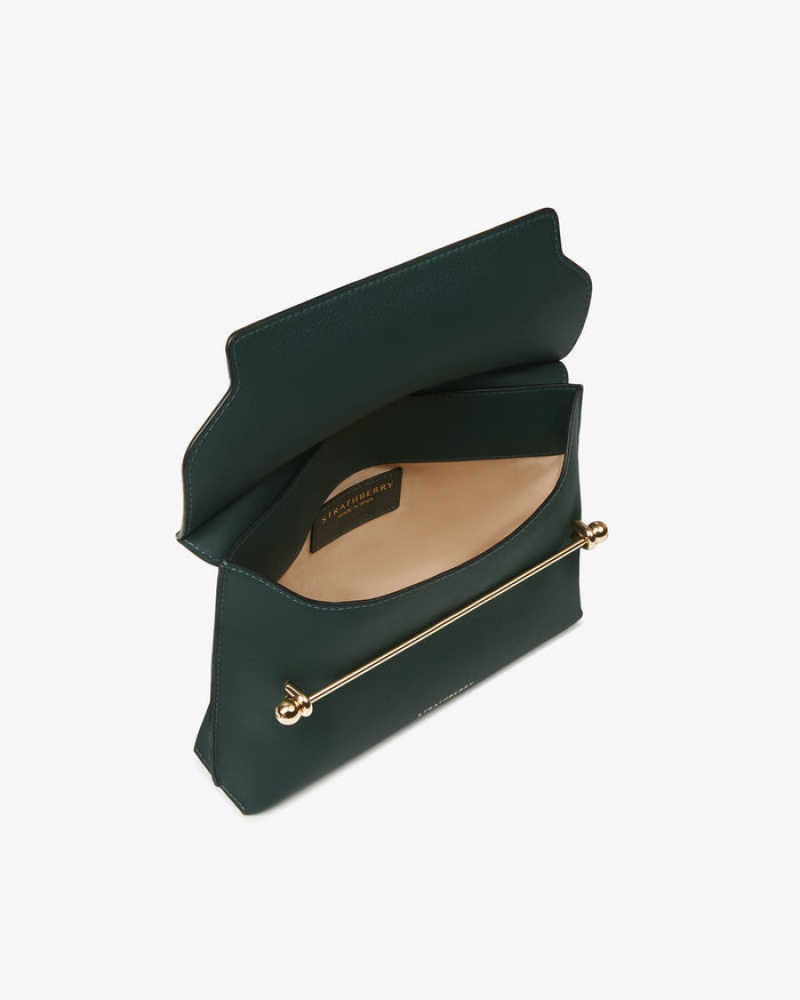 Green Strathberry Stylist Clutch Bag | UK XNPA-81039