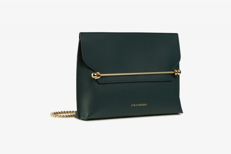 Green Strathberry Stylist Crossbody Bag | UK ZPFY-97852