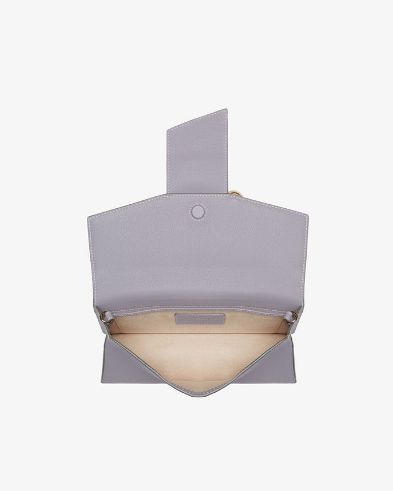 Grey Strathberry Crescent With Stitch Mini Bag | UK CFDB-60159