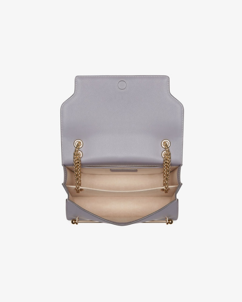 Grey Strathberry East/West With Stitch Crossbody Bag | UK YFOV-48501