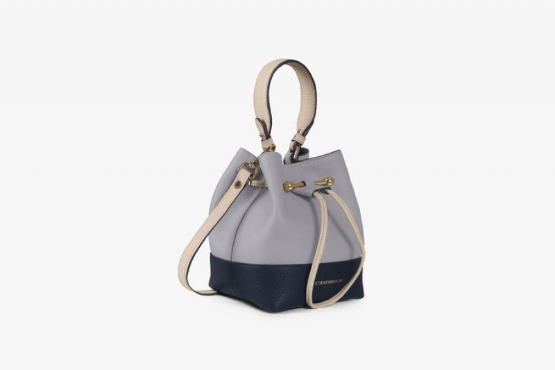 Grey Strathberry Lana Osette Crossbody Bag | UK VCFR-38690