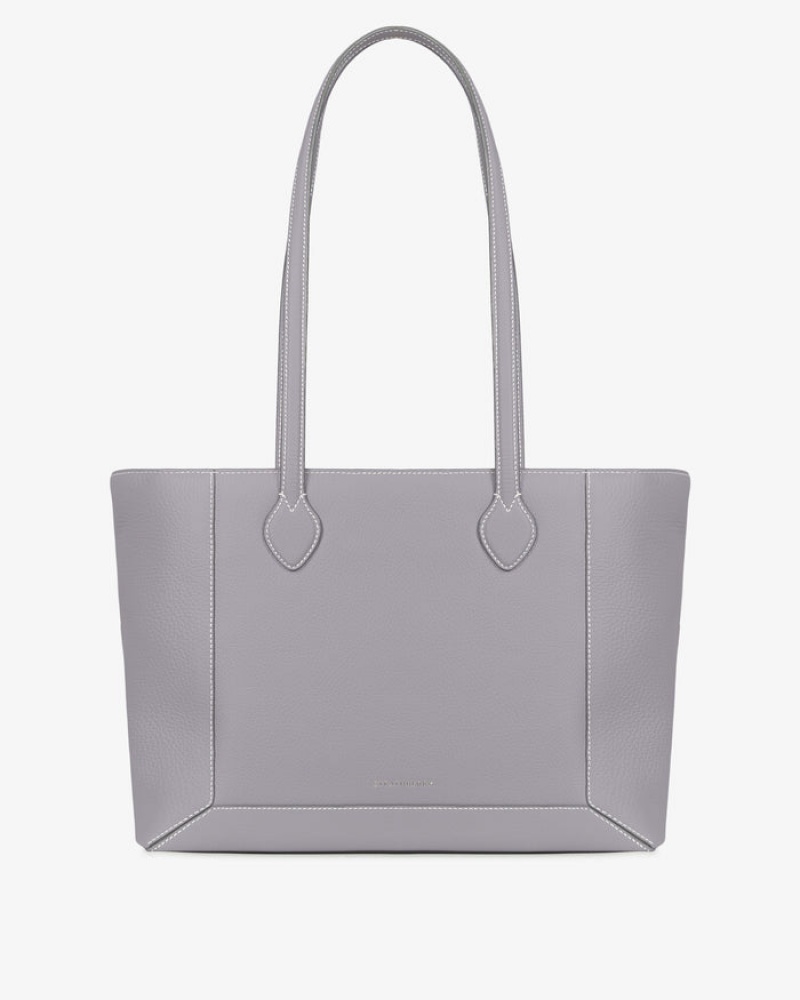 Grey Strathberry Mosaic Shopper With Stitch Shoulder Bag | UK TLYQ-32916