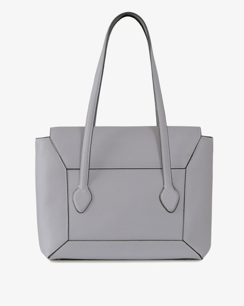 Grey Strathberry Mosaic Tote With Stitch Top Handle Bag | UK QOUC-08172