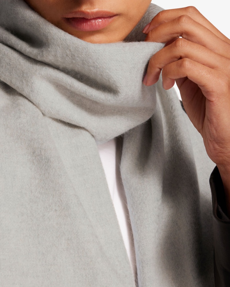 Grey Strathberry Pure Cashmere Scarf | UK OMTN-75862